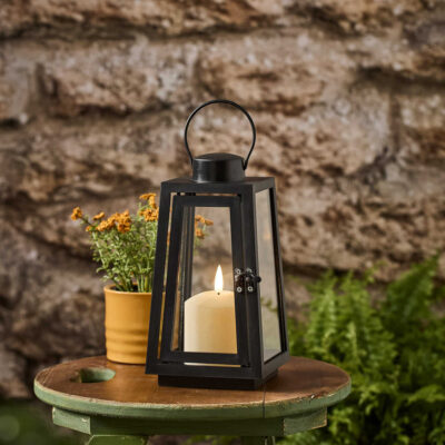 Nordic Style Wooden Candle Lantern