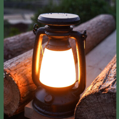 Solar LED Lantern for Garden and Patio