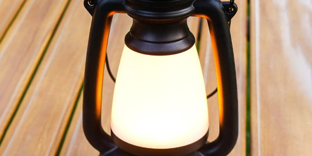 Solar LED Lantern for Garden and Patio