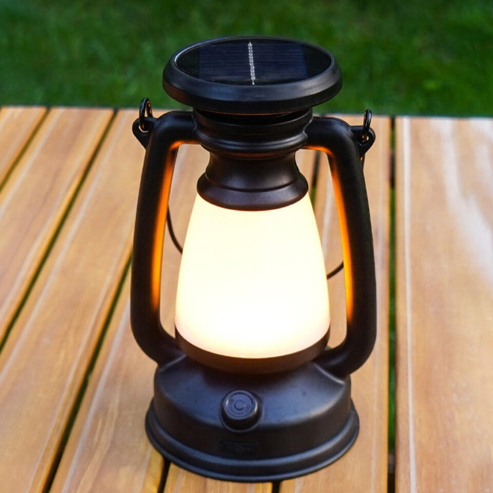 Solar LED Lantern for Garden and Patio