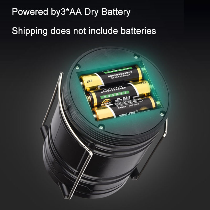 Portable Solar LED Lamp for Camping