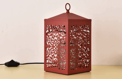 Rustic Wooden Candle Holder Lantern
