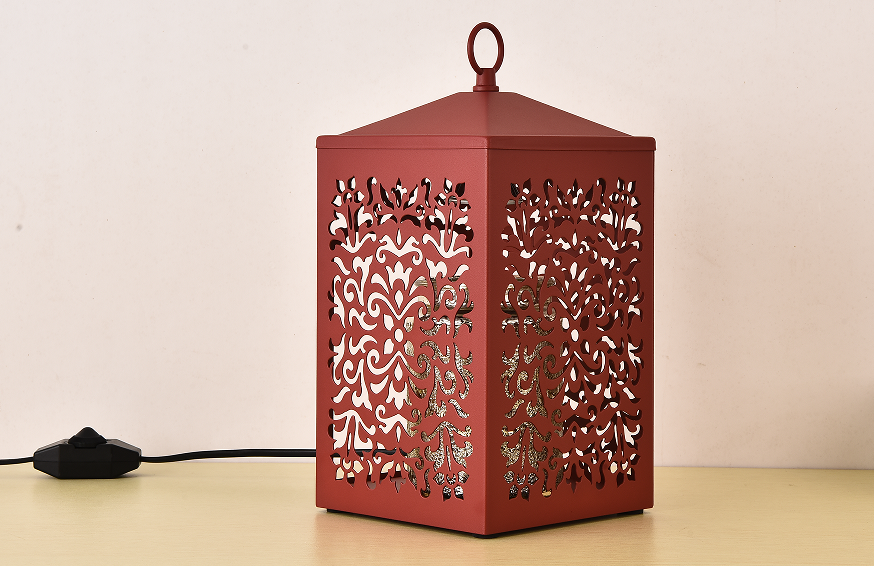 Rustic Wooden Candle Holder Lantern