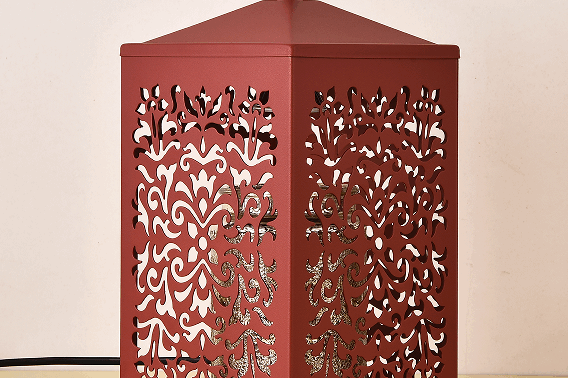 Rustic Wooden Candle Holder Lantern