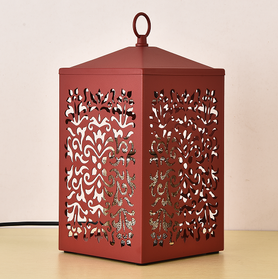Rustic Wooden Candle Holder Lantern